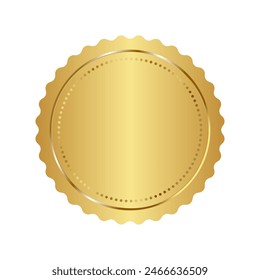 Icono de moneda de oro Aislado sobre fondo blanco