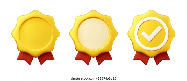 Gold coin. Isolated 3d objects in different angles. metallic  gradient. Symbol of gold and wealth. Free space for your text. Vector  illustration.