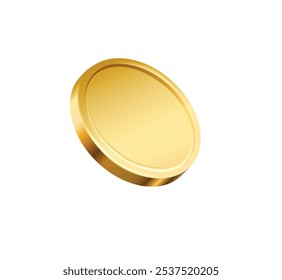 Gold coin. Money. Finance, investment and savings concept. Game elements.