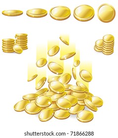 Gold coins