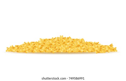 gold coins stock vector illustration isolated on white background