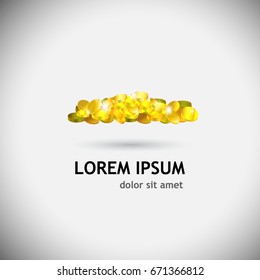 Gold coins. Vector
