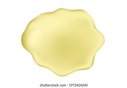 Gold collagen serum drop. Golden oil. Hyaluronic acid skin solutions. Skincare cosmetic product. Vector background.
