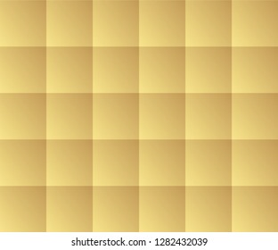 Gold color abstract squares background, web design, greeting card, Happy New Year and christmas background, Eps 10 vector illustration