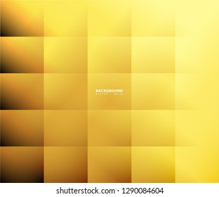 Gold color abstract squares background, web design, greeting card, Happy New Year and christmas background, Eps 10 vector illustration