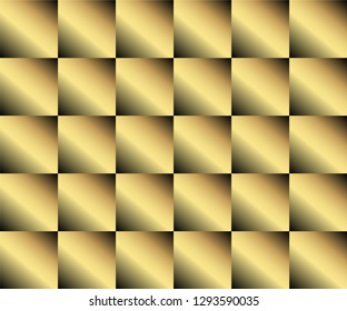 Gold color abstract squares background, web design, greeting card, Happy New Year and christmas background, Eps 10 vector illustration
