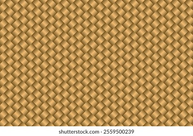 Gold Color Bamboo Mat Texture