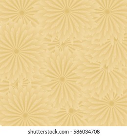 gold color flower background. vector illustration. for wallpaper, card, invitation