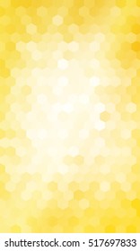 Gold color geometric background of colored hexagon. Vector illustration. Polygonal patterns for your presentations, business