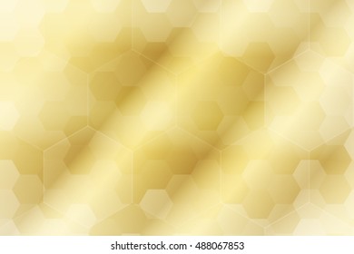 gold color hexagon background. vector. geometric pattern. ideas for your business presentations, printing, design.
