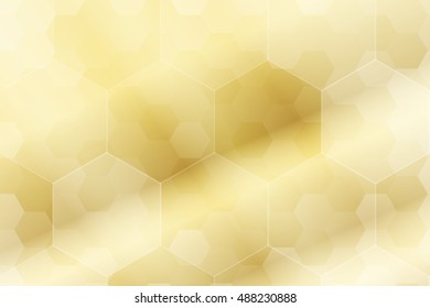 gold color hexagon background. vector. geometric pattern. ideas for your business presentations, printing, design.