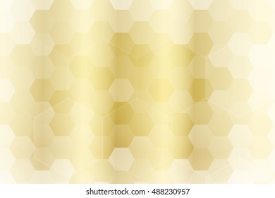 gold color hexagon background. vector. geometric pattern. ideas for your business presentations, printing, design.
