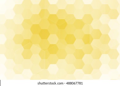 gold color hexagon wallpaper. vector illustration. for design