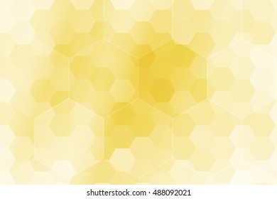 gold color hexagon wallpaper. vector illustration. for design