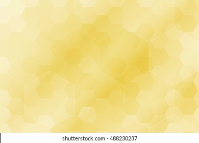 gold color hexagon wallpaper. vector illustration. for design
