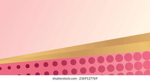 Gold color line halftone background. design with empty space for text. vector template for poster, banner, greeting card, presentation, web, social media.