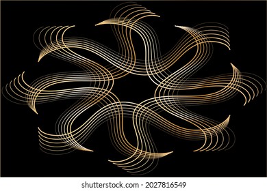 Gold color Line pattern.Glod line EPS 10 high resolution illustration vetor abstract pattrn background.