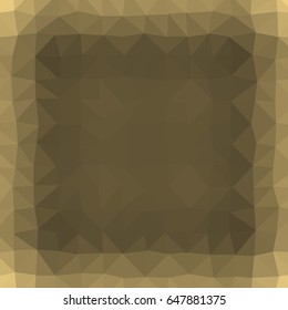 gold color polygonal background. vector illustration for design