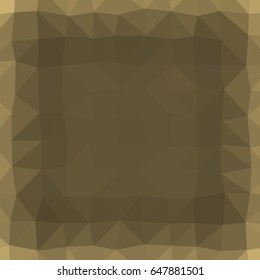 gold color polygonal background. vector illustration for design