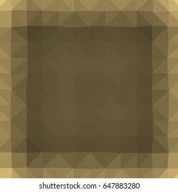 gold color polygonal background. vector illustration for design