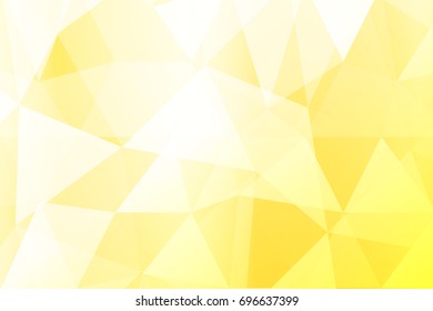 Gold color polygonal pattern. Geometric vector illustration. Print for case, background, cover