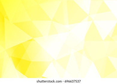 Gold color polygonal pattern. Geometric vector illustration. Print for case, background, cover