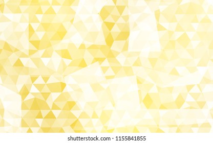 Gold Color vector abstract polygonal pattern. Creative geometric.