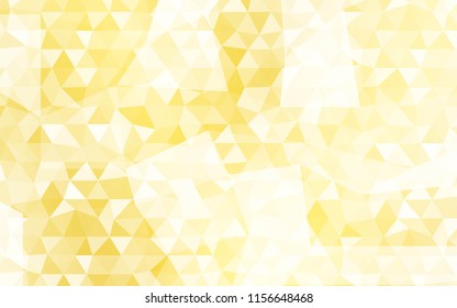 Gold Color vector abstract polygonal pattern. Creative geometric.
