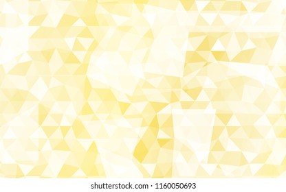 Gold Color vector abstract polygonal pattern. Creative geometric.