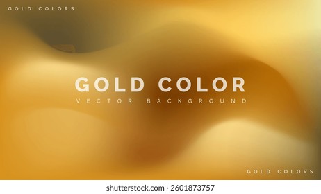 Gold color vector background ideal for luxury brand packaging, festive designs, event invitations, or elegant digital presentations. Great for glamorous projects