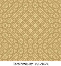 gold colored seamless floral pattern.
