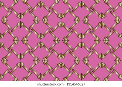 Gold and colored texture. Retro  elegant  flourishes ornamental frame design and pattern background. Seamless  illustration for design. Luxury  vector pattern. Vector illustration 