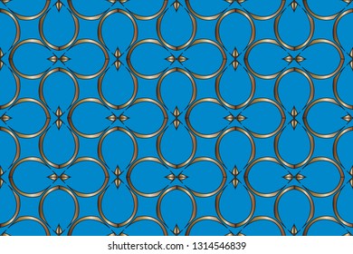 Gold and colored texture. Retro  elegant  flourishes ornamental frame design and pattern background. Seamless  illustration for design. Luxury  vector pattern. Vector illustration 