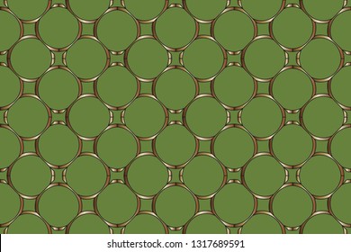 Gold and colored texture. Retro  elegant  flourishes ornamental frame design and pattern background. Seamless  illustration for design. metal mosaic on a colored background.  