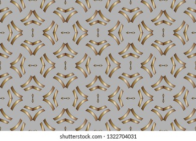 Gold and colored texture. Retro  elegant  flourishes ornamental frame design and pattern background. Seamless  illustration for design. metal mosaic on a colored background.  