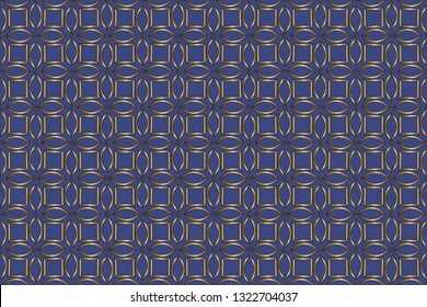 Gold and colored texture. Retro  elegant  flourishes ornamental frame design and pattern background. Seamless  illustration for design. metal mosaic on a colored background.  