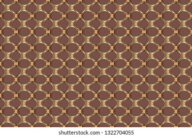 Gold and colored texture. Retro  elegant  flourishes ornamental frame design and pattern background. Seamless  illustration for design. metal mosaic on a colored background.  