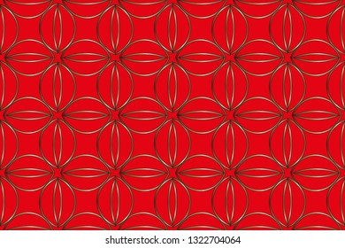 Gold and colored texture. Retro  elegant  flourishes ornamental frame design and pattern background. Seamless  illustration for design. metal mosaic on a colored background.  