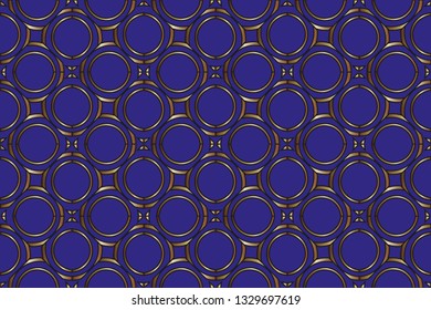 Gold and colored texture. Retro  elegant  flourishes ornamental frame design and pattern background. Seamless  illustration for design. metal mosaic on a colored background.  