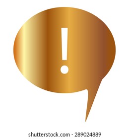 Gold Communication Icons 