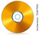 Gold compact disc - blend and gradient only