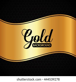 Gold concept with background icon design, vector illustration 10 eps graphic.