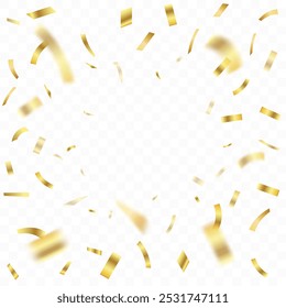 Confeti de oro. Confeti de celebración de fiesta de fondo Abstractas.