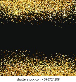 Gold Confetti background