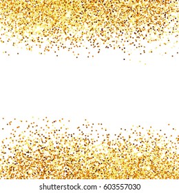 Gold Confetti background
