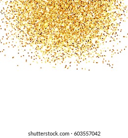 Gold Confetti background