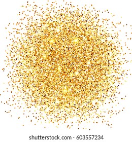 Gold Confetti background