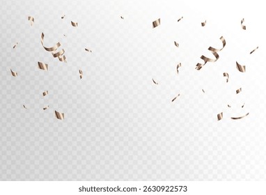 Fondo de confeti de oro, diseño simple, Vector	ilustración