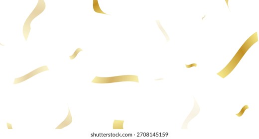  Confeti de oro, cintas. Caída de brillo. Fondo de Bokeh. Abstractas Plantilla de invitación de aniversario de oro. Tarjeta de concepto de Boda. Partículas abstractas voladoras. Tarjeta de celebración de explosión.