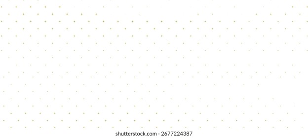 Gold confetti star seamless pattern. Yellow spark repeated wallpaper. Golden glitter sparkle repeating background. 